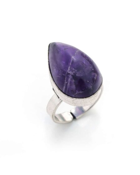 Arts Crystal Products Natural Labradorite Ring Set for Women,Vintage Joint Knuckle Stackable Rings Oval Gemstone Ring